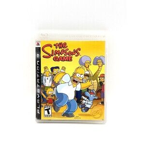 The Simpsons Game PS3 Sony PlayStation 3 CIB Complete With Manual Tested Working
